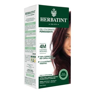 Herbatint Gel Colorante Permanente Senza Ammoniaca 4m Castano Mogano 135ml