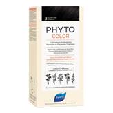 Phytocolor 3 Colore Castano Scuro Colorazione Permanente per Capelli 1 Kit - Non contiene ammoniaca e siliconi