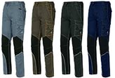 Pantaloni da lavoro Extreme ISSA LINE Stretch 8830B Elasticizzati Multitasche Slim Fit - Colore : Nero- Taglia : L
