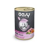 Oasy grain free formula adult medium/large maiale con zucca 400gr