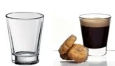 Borgonovo caffeino set 6 bicchiere 9 cl da caffè, liquore