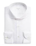 Camicia Collo francese Tinta Unita Twill Bianco