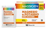 MASSIGEN MAGNESIO POTASSIO ZERO ZUCCHERO 24 BUSTINE + 6 BUSTINE