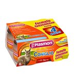 Plasmon Omogeneizzato Di Carne Coniglio 4x80g