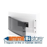 Centralino da parete porta trasparente IP40 12 Moduli Gewiss GW40045