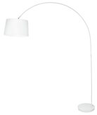 I-DREAM/PT BCO - Lampada da terra Piantana dalla forma essenziale bianca 60 watt E27