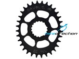 Monocorona doppie camme integrata Cruel Vo 30, 32, 34d per Cannondale Hollowgram