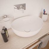 Lavabo in ceramica da appoggio Zenon 41