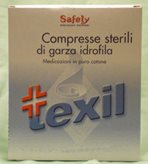 Safety Texil Garza Sterile 10x10cm 25 Compresse Sterili Di Garza Idrofila