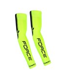 Manicotti ciclismo FORCE fluo - Taglia : L-XL