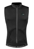 Gilet ciclismo antivento FORCE VEST VISION nero - Taglia : M