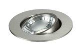 INC-ORIONE-R6 - Faretto Tondo Orientabile Alluminio Silver Incasso Cartongesso Led 6 watt Luce Naturale