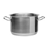 Casseruola alta in acciaio inox - induzione - Ø20cm - h13cm - 4L