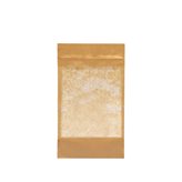 Sacchetti Kraft per Alimenti con Zip Avana cm11+6x18,5