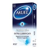 Akuel Natural+ Extra Lubrificati 8 Profilattici