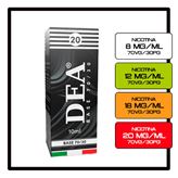 Base Neutra 10 ml 70/30 Nicotina DEA FLAVOR - SCEGLI LA NICOTINA : 20mg- ml : 10ml