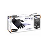 guanti monouso nitrile nero Reflexx R78  4g  100 pezzi - M