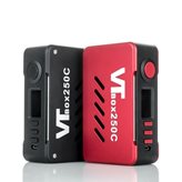 VTBox DNA 250C Box Mod Batteria by Vapecige - Colore  : Rosso