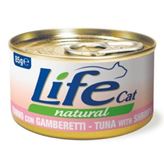 LIFE CAT TONNO CON GAMBERETTI. 85GR