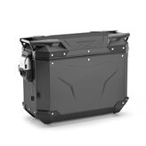 LEFT SIDE CASE MONOKEY GIVI TREKKER OUTBACK EVO SECURITY LOCK, 37 LITERS IN ALUMINUM BLACK