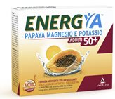 Angelini Energya Papaya Magnesio E Potassio Adulti 50+ Integratore Alimentare 14 Bustine