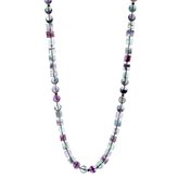 Collana di Fluorite cubi e sfere senza chiusura