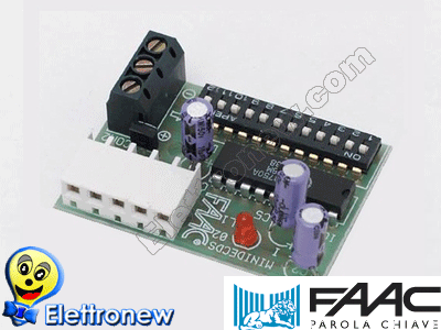 Faac scheda decodifica MINIDEC DS 785509