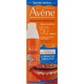 Avene Solare Spray Bambini SPF 50+ Con Gadget - Protezione solare molto alta per viso e corpo - Kit da 200 ml + marsupio omaggio