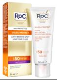 Roc Soleil Protect Fluido solare antimacchie SPF50 - Fluido solare viso con Vitamina C - 50 ml