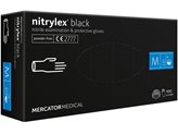 Guanti in nitrile neri Nitrylex black - medi - conf. 100 pz.