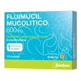 Fluimucil Mucolitico 600 mg 10 Bustine Aroma Arancia - Per il trattamento della tosse grassa