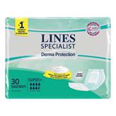 Lines Specialist Derma protection Sagomati livello Super + 30 assorbenti