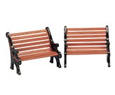 Lemax park bench, set of 2