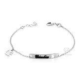 Bracciale Bimba Personalizzabile "Charms' Kids" In Argento 925%  Prestigio Gioielli