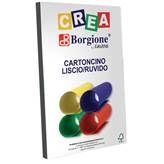 Cartoncino liscio/ruvido borgione - 24ff nero a4