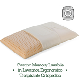 EverGreenWeb Cuscino Memory Washable Lavabile in Lavatrice