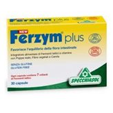 New Ferzym Plus - Integratore per l'equilibrio della flora intestinale - 30 capsule