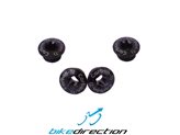 Bussole corona Carbon-ti X-Fix Shimano XTR M-9000 kit 4 pz. nere