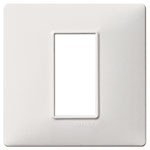 Placca Vimar Plana 1 modulo bianco in tecnopolimero 14641.01