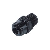 Terminale dritto tubo 8 mm con filetto conico maschio BSPT 1/4"