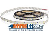 Striscia 300 Led Adesiva 5 Metri 50x50 24V Tonalita' Bianco Freddo 72w Ip20