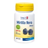 LongLife Mirtillo Nero 400 mg Integratore Alimentare 60 Capsule