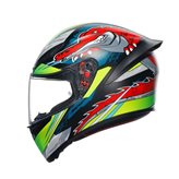 AGV K1 S Dundee - Matt Lime /Red - Taglia Casco : M/57-58