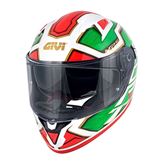 GIVI H50.6 Canella Edition Italy - White/Red/Green (Taglia Casco: M/57-58)