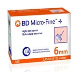 BD Microfine Aghi Per Penna Insulina 31G X 6mm 100 Pezzi