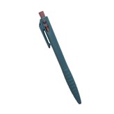 Penna rilevabile RETRATTILE con clip - corpo blu, inchiostro rosso