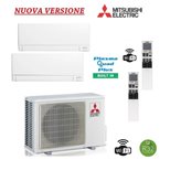 NUOVO Condizionatore Climatizzatore Mitsubishi Dual Split 9+12 - MXZ-2F53VF + MSZ-AY25VGKP +  MSZ-AY35VGKP plasma quad PLUS