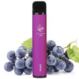 Grape Elf Bar Pod Mod Usa e Getta - 1500 Puffs (Nicotina: 0 mg/ml - ml: 4,8)