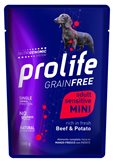 Prolife Grainfree Adult Sensitive Mini Manzo e Patate - 100 gr - NEW (PACCO: BUSTA SINGOLA)