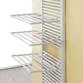 Set 3 pezzi Stendibiancheria per termoarredo in plastica bianco